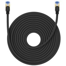 Baseus Braided network cable cat.7 Ethernet RJ45, 10Gbps, 20m (black) CAT7, 20 m), Netzwerkkabel