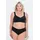 Ulla Popken Damen große Größen Übergrößen Plus Size Soft-BH, ohne Bügel, breite Träger schwarz 115E 832324100-115E - 115E