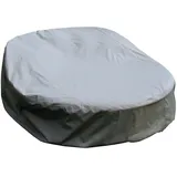 mehr Garten Abdeckung Sonneninsel Ø205 x 55/80 cm Grau