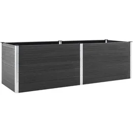 furnicato Hochbeet 200 x 50 x 91 cm Grau