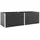 furnicato Hochbeet 200 x 50 x 91 cm Grau