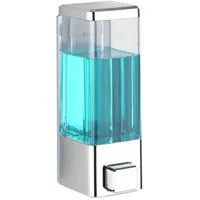 Wenko Desinfektionsmittel- und Seifenspender 320ml, Chrom,