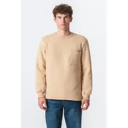 Taschen -Sweatshirt Regular Fit - beige - Mann - TeeShoppen