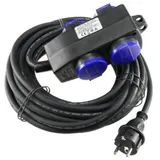 ChiliTec Verlängerungskabel 10m Kabel IP44, mit Aufhänger, H07RN-F 3G1,5mm2