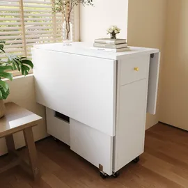 stilvora Esstisch klappbar 2-4 Personen 0 x 0 x 0 cm weiß