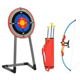 vidaXL Bogenschießen-Set mit Zielscheibe