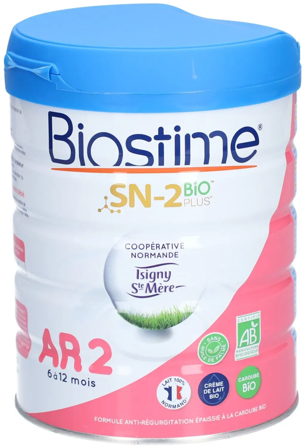 BIOSTIME AR 2 - Denrée alimentaire destinée à des fins médicales spéciales. - bt 800 g 800 g lait