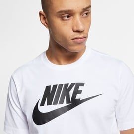 Nike Sportswear T-Shirt Herren 101 white/black L