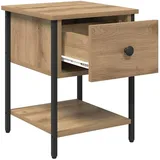 vidaXL Nachtschrank Artisan-Eiche 34 x 35,5 x 45 cm Braun