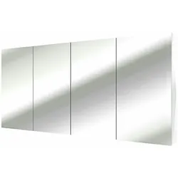 AcquaVapore Spiegelschrank, Badspiegel, Badezimmer Spiegel City 160cm weiß NEIN ohne LED-Beleuchtung