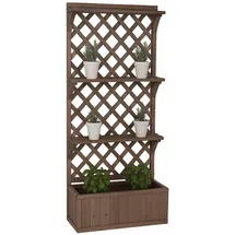 Proregal Hochbeet 177 x 77 x 33 cm Braun