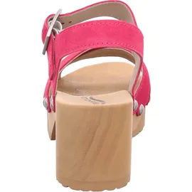 SOFTCLOX Plateau Sandaletten für Damen, rot, Größe 41 EU
