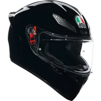 AGV K1 S Schwarz Uni schwarz, 61