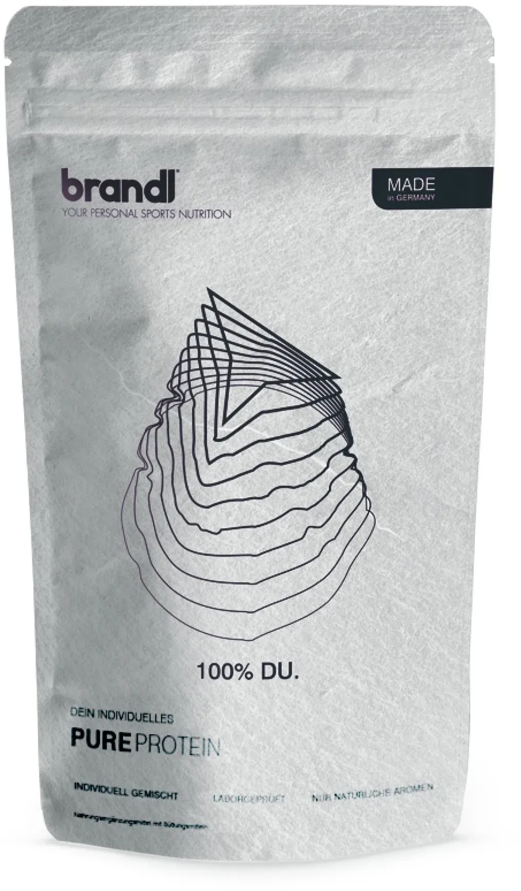 Brandl Proteinpulver Pure Protein Schokolade 1000g Zip-Beutel