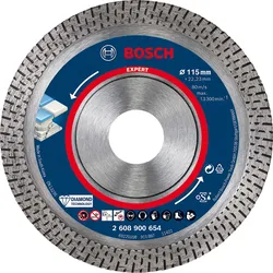 Bosch EXPERT HardCeramic Diamanttrennscheiben für kleine Winkelschleifer, Bohrungsdurchmesser (mm):2 - 2608900654