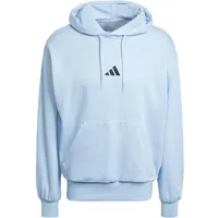 Adidas Essentials Feelcozy Hoodie Herren IN6064 - glow blue/black