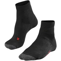 Falke Damen Tennissocken TE2 Short W SSO Baumwolle antiblasen 1 Paar, Schwarz (Black 3000), 35-36