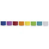 Magnetoplan Design Magnets Wood Series, Cube farblich Sortiert, 20 x 20 x 20mm,