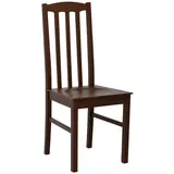 Mirjan24 Stuhl, Walnuss, Holz, Buche, 1-Sitzer, 43x90x47 cm, Esszimmer, Stühle, Esszimmerstühle, Vierfußstühle