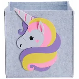 HowHomely Regalbox 30 x 30 x 30 cm 1-tlg. grau