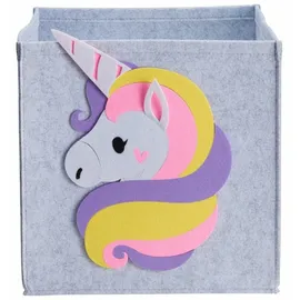 HowHomely Regalbox 30 x 30 x 30 cm 1-tlg. grau