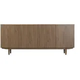 miliboo Vintage-sideboard mit vier Türen aus dunklem Holz B180 cm Sanaa