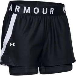 UNDER ARMOUR Damen Shorts Play Up 2-in-1 Shorts, BLACK, XL