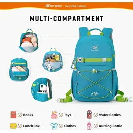 luxuskollektion Kinderrucksack 15 l blau
