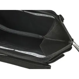 Bear Design Handytasche zum Umhängen Leder mit Geldbörse "Lilian" schwarz - Schwarz