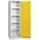 Kaiser + Kraft Umweltschrank H1800xB500xT500mm lichtgrau/signalgelb 4 Wannen,10l STUMPF