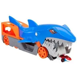 HOT WHEELS GVG36 Hungriger Hai-Transporter für bis zu 5 Spielzeugautos