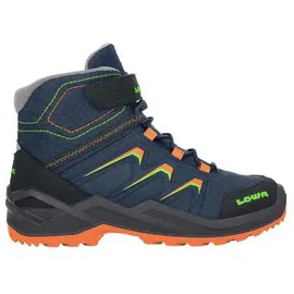 Lowa Maddox Warm GTX Mid Kinder Navy/Orange 38