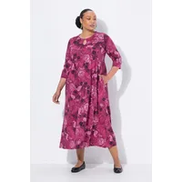 Ulla Popken Maxikleid A-Linie Schwarz 54/56