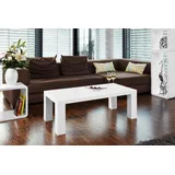 SalesFever Couchtisch modern Weiß MDF 120 x 40 cm