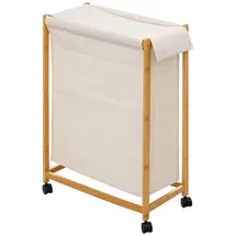 5five simply smart Wäschekorb roller 52l beige