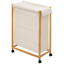 5five simply smart Wäschekorb roller 52l beige