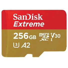 SanDisk Extreme microSDXC UHS-I U3 V30 A2 256 GB