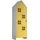 Vipack Kinderkleiderschrank Casami 57,6 x 171,3 x 37 cm MDF lackiert gelb-weiß