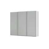 meinSchrank Schwebetürenschrank Regina 271 x 223 x 68 cm Grau