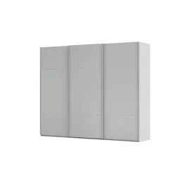 meinSchrank Schwebetürenschrank Regina 271 x 223 x 68 cm Grau
