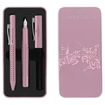 Faber-Castell Füller M/Kuli Set Grip 2010 rose shadows