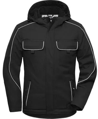 Winter Workwear Softshelljacke JN886, schwarz, Größe M - schwarz - M