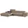 W.Schillig Eckcouch Leder 3-Sitzer Braun