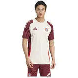 adidas Fc Bayern Munich 24/25 Eu Training Kurzarm-t-shirt - Linen / Shadow Red - M
