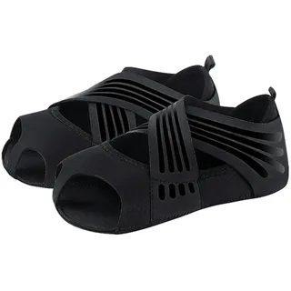 VOIV Professionelle rutschfeste Gym-Yoga-Schuhe, Flache weiche Anti-Rutsch-Sohle, Ballett-Fitness-Tanzschuhe, Pilates-Yoga-Schuhe, Socken