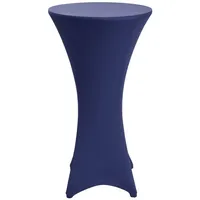 Beautissu Stehtischhusse Stella Stretch Blau