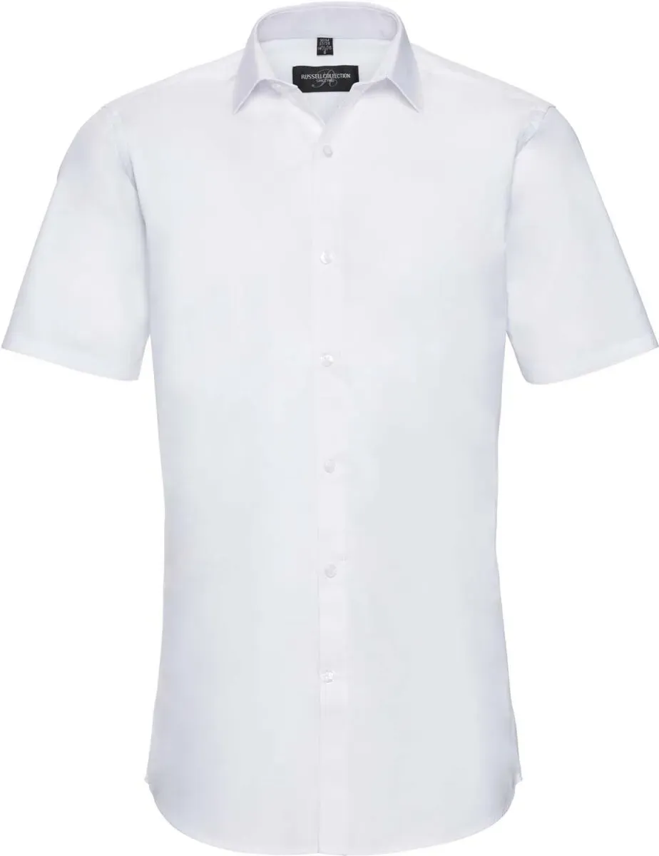 Russell Herren Ultimate Stretch Hemd kurzarm R-961M-0 white 4XL (49/50)