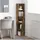 vidaXL Eckschrank 27,5 x 140 x 27 cm Braun