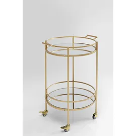 Kare DESIGN Servierwagen Emilia 85801 Glas Gold