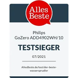 Philips GoZero strahlendes weiß + PET-Flasche + Zylinder